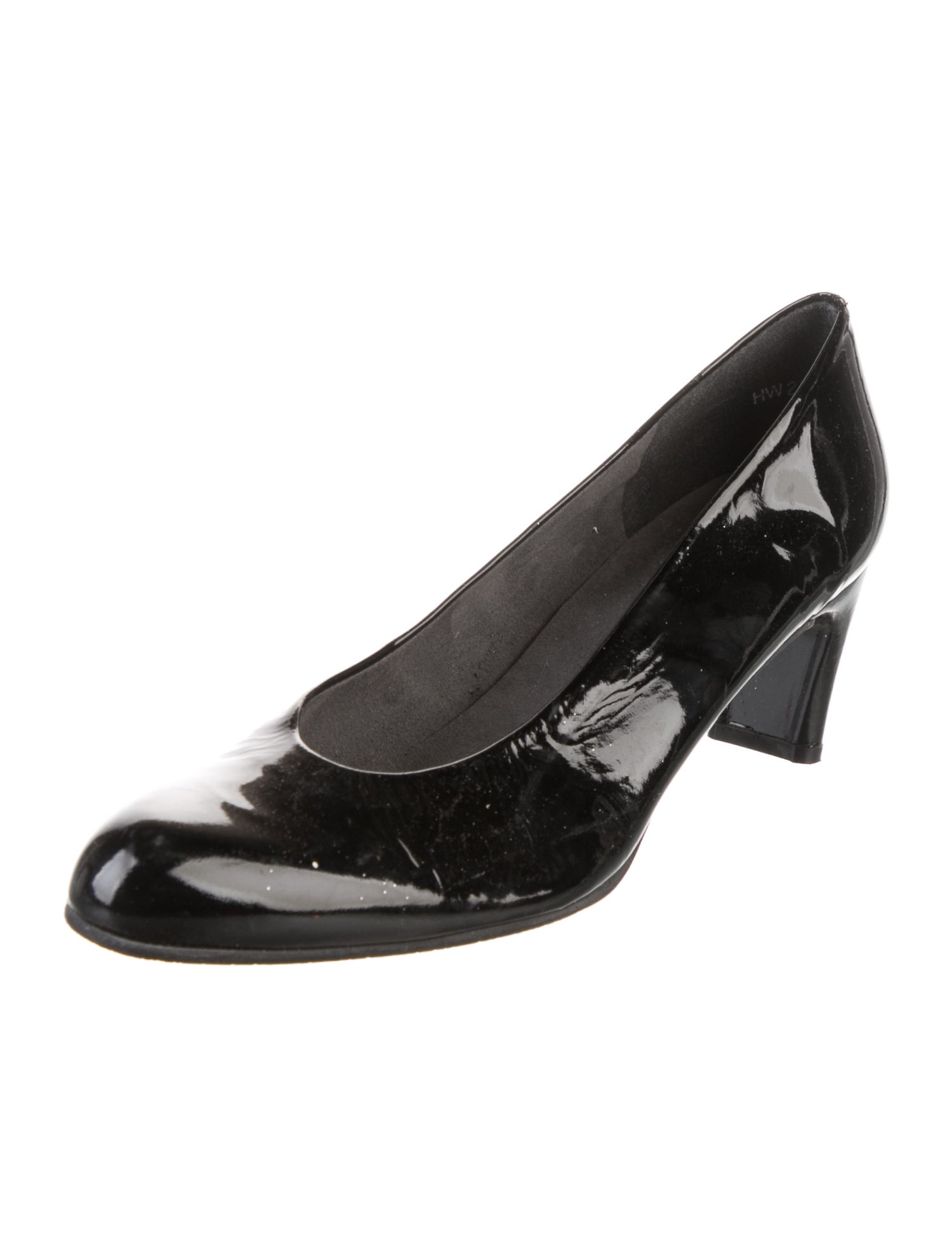 Stuart Weitzman Patent Leather Printed Pumps