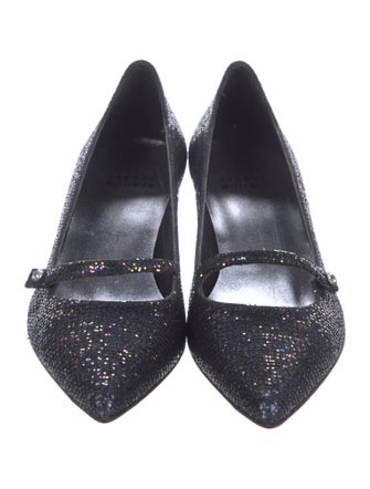 Stuart Weitzman Glitter Pumps