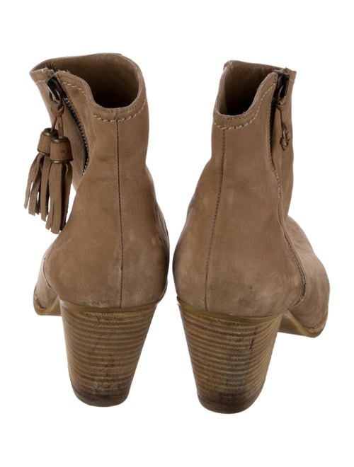 Stuart Weitzman Suede Tassel Accents Boots