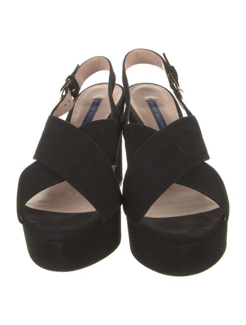 Stuart Weitzman Suede Slingback Sandals