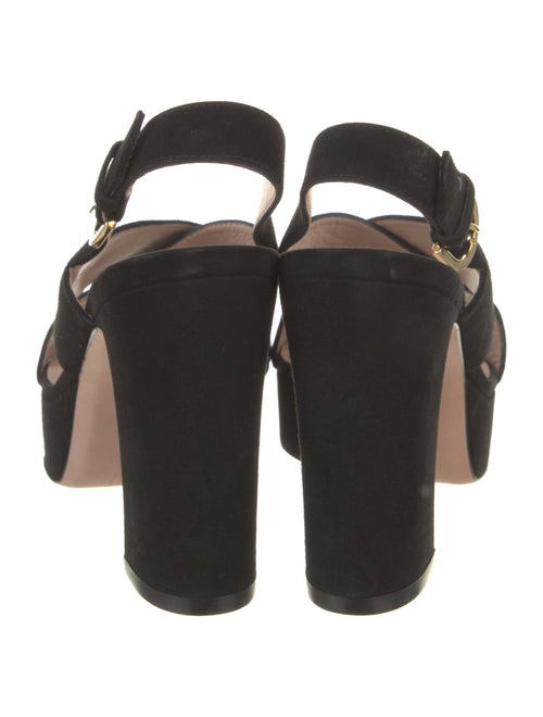 Stuart Weitzman Suede Slingback Sandals