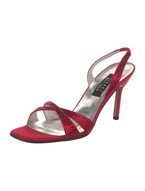 Stuart Weitzman Patent Leather Slingback Sandals