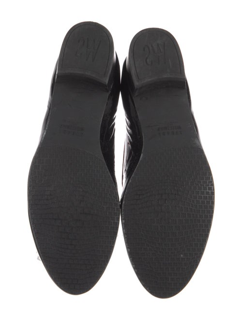 Stuart Weitzman Patent Leather Printed Loafers