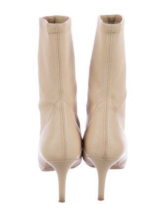 Stuart Weitzman Leather Sock Boots