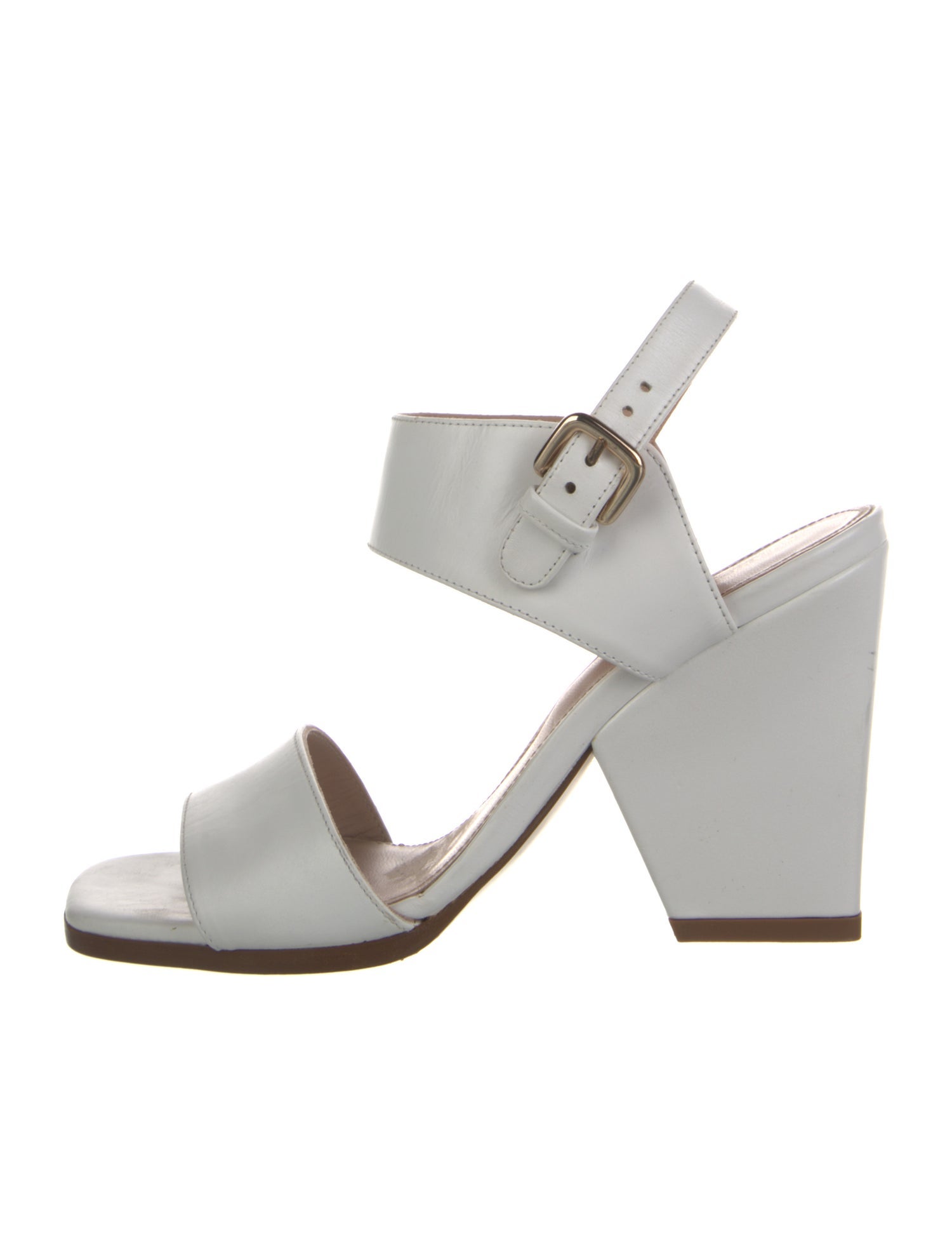 Stuart Weitzman Leather Slingback Sandals