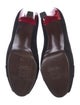 Stuart Weitzman Suede Bow Accents Pumps