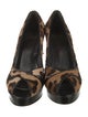 Stuart Weitzman Ponyhair Animal Print Pumps