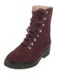 Stuart Weitzman Suede Lace-Up Boots