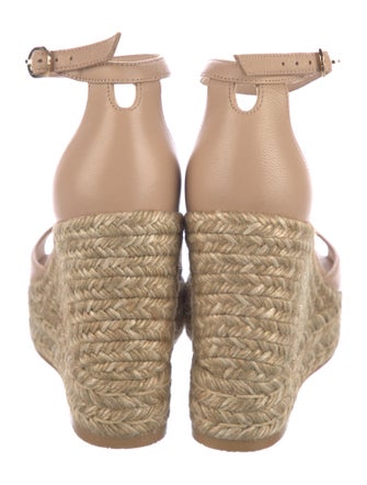 Stuart Weitzman Leather Espadrilles