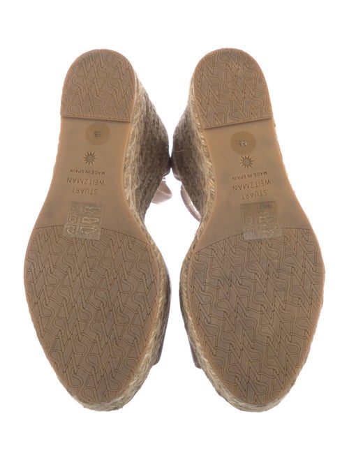 Stuart Weitzman Leather Espadrilles