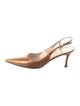 Stuart Weitzman Patent Leather Slingback Pumps