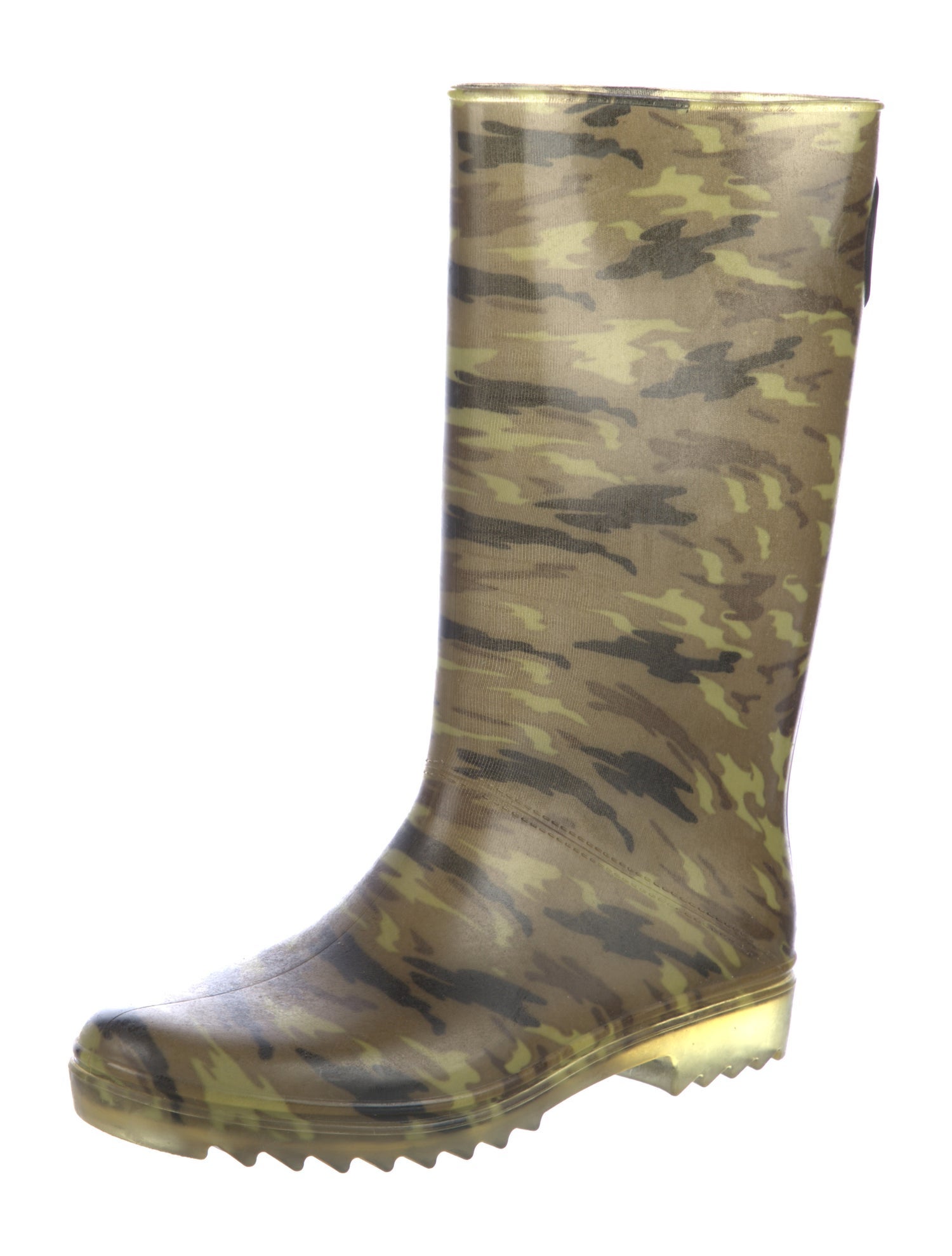 Stuart Weitzman Rubber Printed Rain Boots