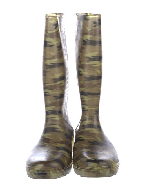 Stuart Weitzman Rubber Printed Rain Boots