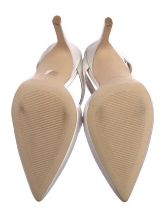 Stuart Weitzman Satin Mules