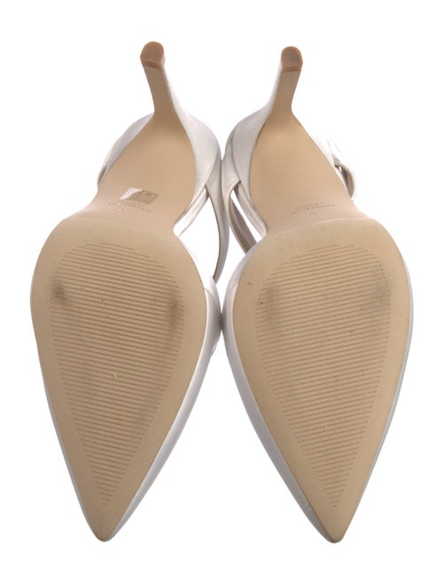 Stuart Weitzman Satin Mules