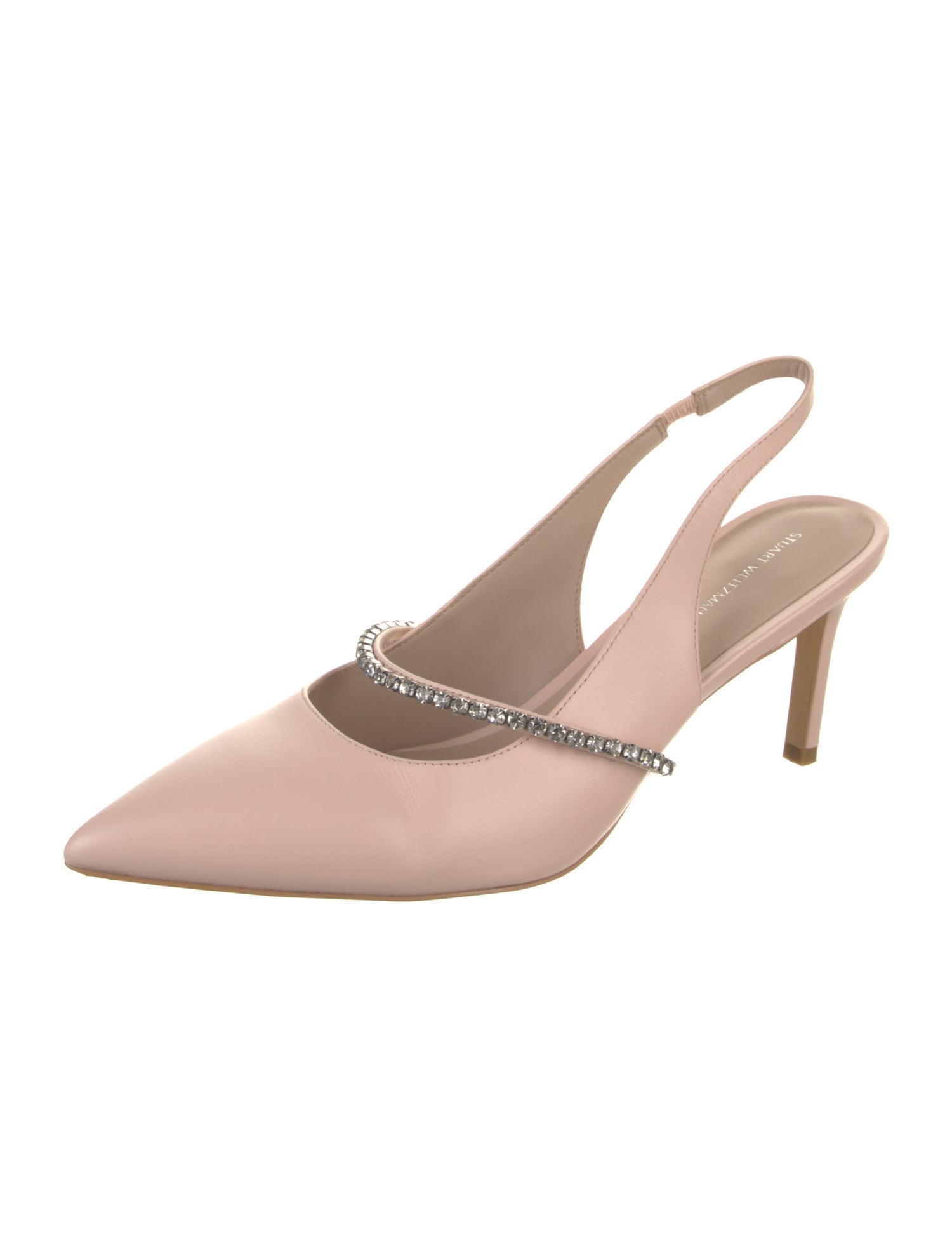 Stuart Weitzman Leather Slingback Pumps