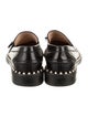 Stuart Weitzman Leather Tassel Accents Loafers