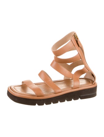 Stuart Weitzman Leather Gladiator Sandals