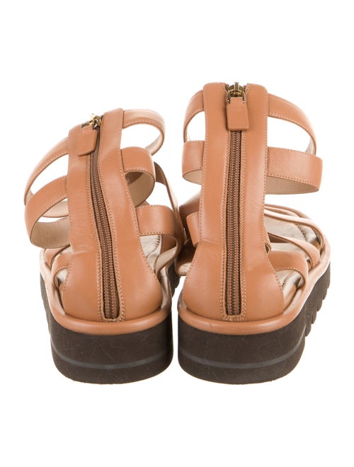 Stuart Weitzman Leather Gladiator Sandals