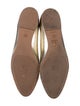 Stuart Weitzman Leather Bow Accents Ballet Flats