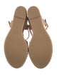 Stuart Weitzman Suede Braided Accents Espadrilles