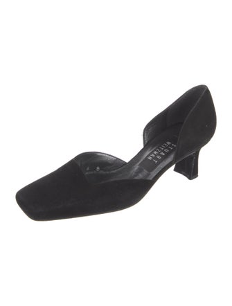 Stuart Weitzman Suede D'Orsay Pumps