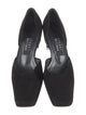 Stuart Weitzman Suede D'Orsay Pumps