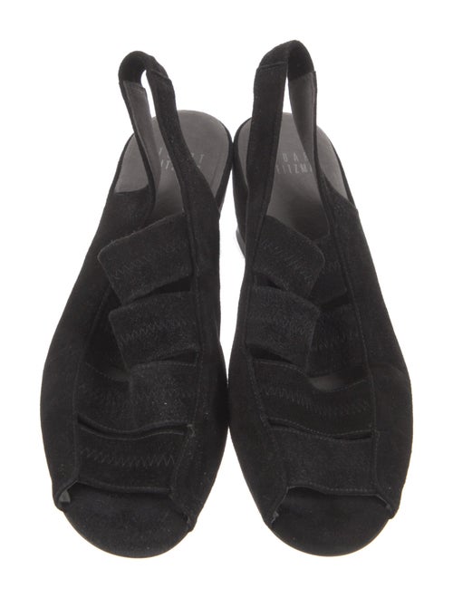 Stuart Weitzman Suede Slingback Sandals