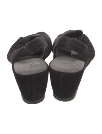 Stuart Weitzman Suede Slingback Sandals