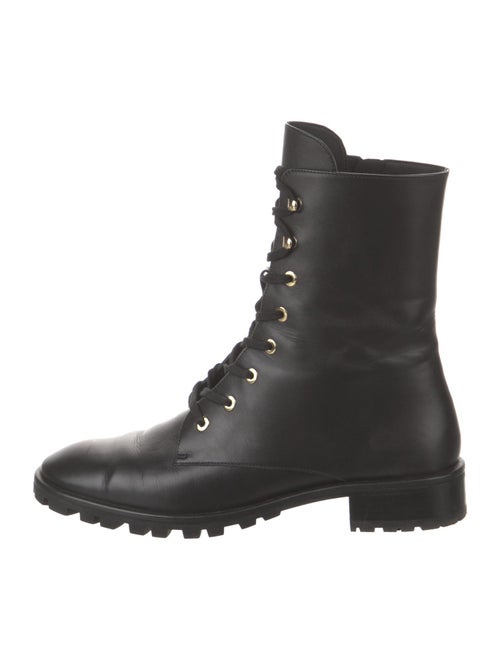 Stuart Weitzman Leather Combat Boots