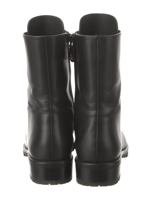 Stuart Weitzman Leather Combat Boots