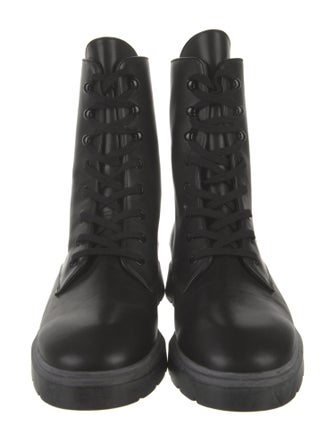Stuart Weitzman Leather Combat Boots