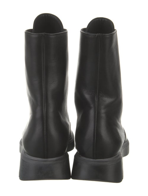 Stuart Weitzman Leather Combat Boots