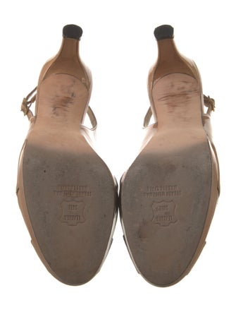 Stuart Weitzman Patent Leather Slingback Pumps