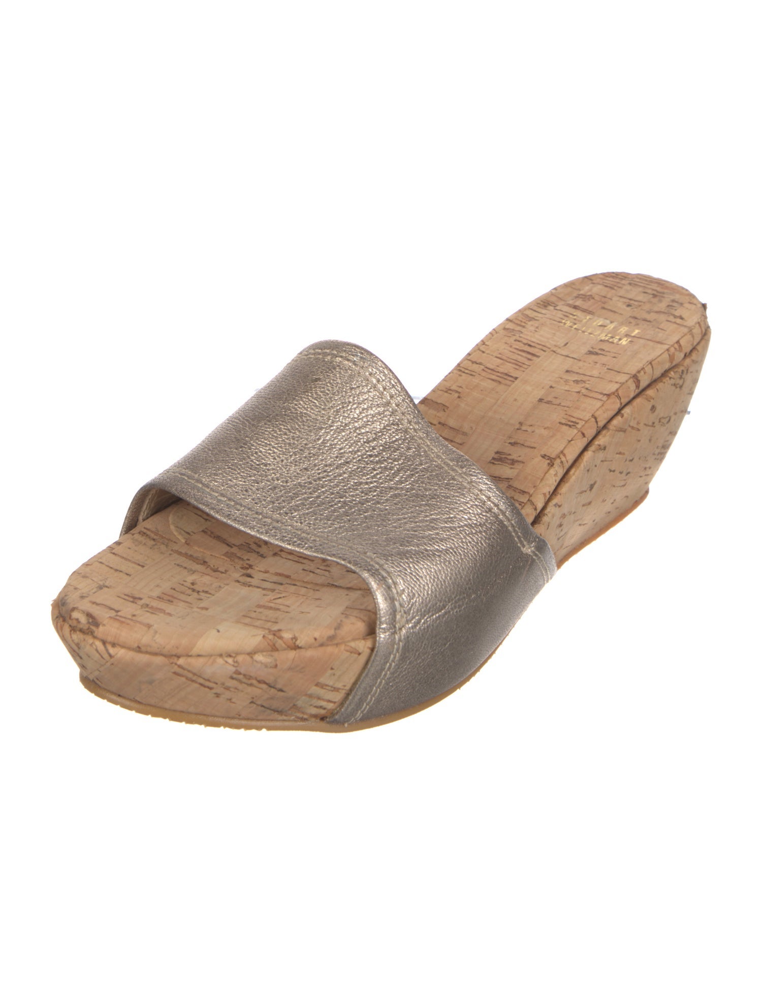 Stuart Weitzman Leather Slides