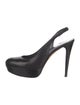 Stuart Weitzman Leather Slingback Pumps