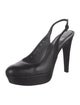Stuart Weitzman Leather Slingback Pumps
