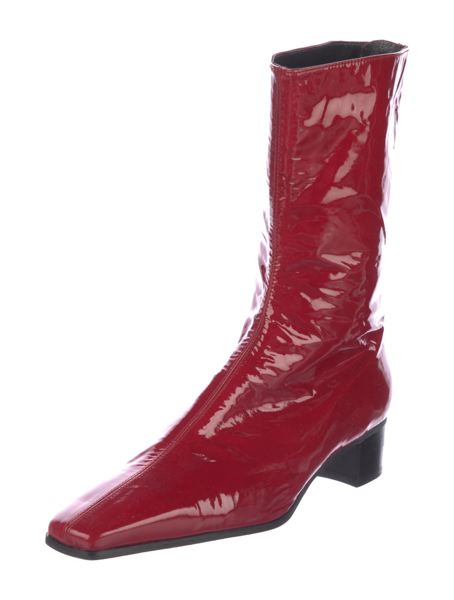 Stuart Weitzman Patent Leather Boots