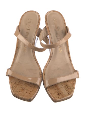 Stuart Weitzman Patent Leather Sandals