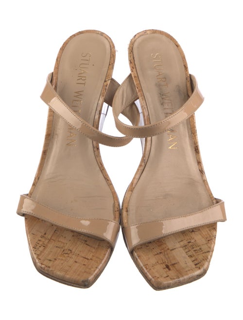 Stuart Weitzman Patent Leather Sandals