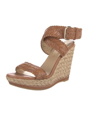 Stuart Weitzman Leather Espadrilles