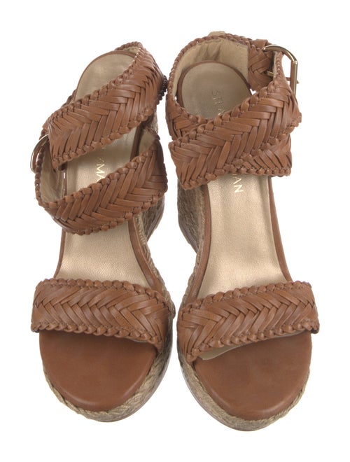 Stuart Weitzman Leather Espadrilles