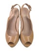 Stuart Weitzman Patent Leather Slingback Sandals