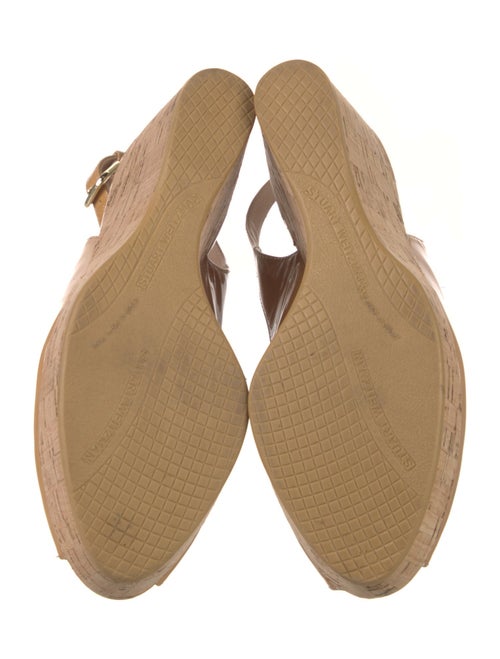 Stuart Weitzman Patent Leather Slingback Sandals