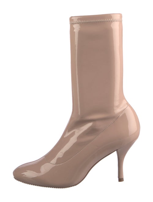 Stuart Weitzman Patent Leather Sock Boots