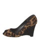 Stuart Weitzman Ponyhair Animal Print Pumps