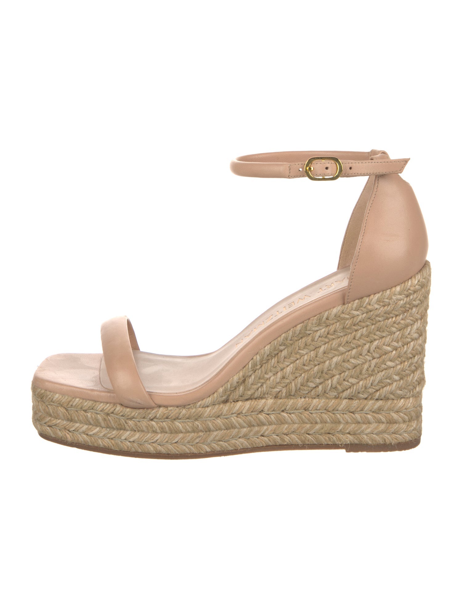Stuart Weitzman Leather Espadrilles