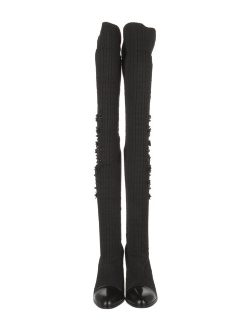 Stuart Weitzman Crystal Embellishments Boots