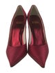 Stuart Weitzman Satin Crystal Embellishments Pumps