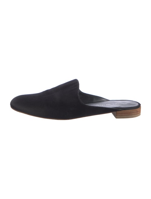Stuart Weitzman Satin Mules